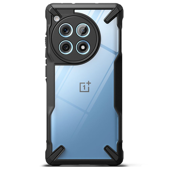 Etui pancerne Ringke do OnePlus 12R 5G, Fusion X, Przezroczyste / Czarne