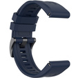 Pasek Silikonowy QuickFit 20mm do Garmin Fenix 5S/6S/7S/8 43mm, Granatowy