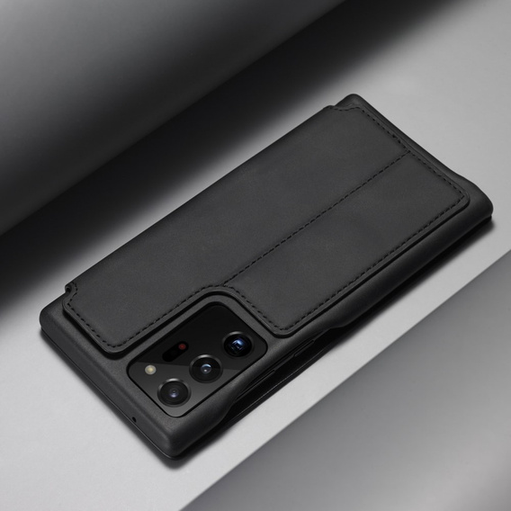 Etui z klapką do Samsung Galaxy Note 20 Ultra, LC.IMEEKE, czarne