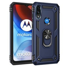 Etui pancerne do Motorola Moto E7 Power / E7i Power, Nox Case Ring, granatowe