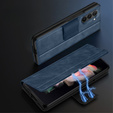 Etui z klapką do Samsung Galaxy Z Fold6 5G, Wallet, niebieskie
