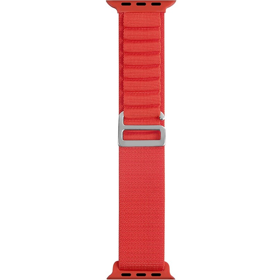 Zestaw Pasek Nylonowy + Etui 2w1 do Apple Watch 7/8/9 45mm, Czerwony