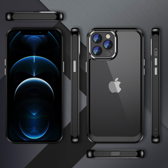 Etui do iPhone 12 Pro Max, ERBORD Impact Guard, czarne