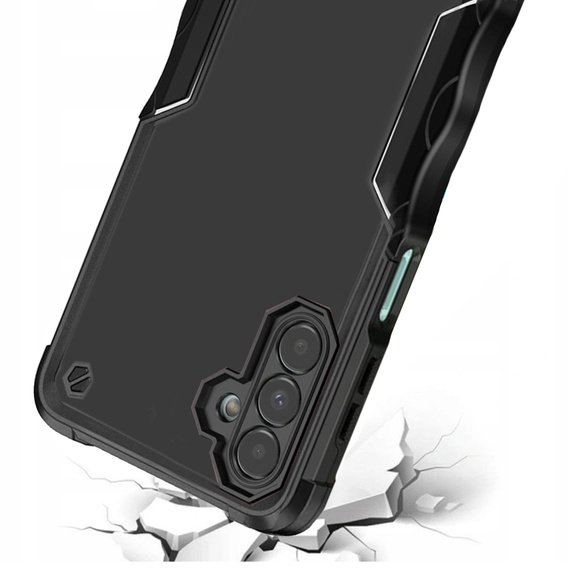 Etui pancerne do Samsung Galaxy A14 4G/5G, Dual-Layer, czarne