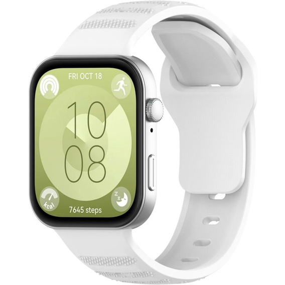 Pasek Silikonowy do Huawei Watch Fit 4 Pro / 4 / 3, Biały