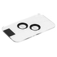 2x Szkło na aparat ERBORD OPTIK Pro do iPhone 15/15 Plus/14/14 Plus, czarne