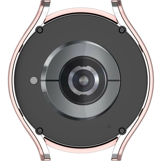 2w1 Etui + Szkło Hartowane do Samsung Galaxy Watch 6 44mm, Różowe złoto