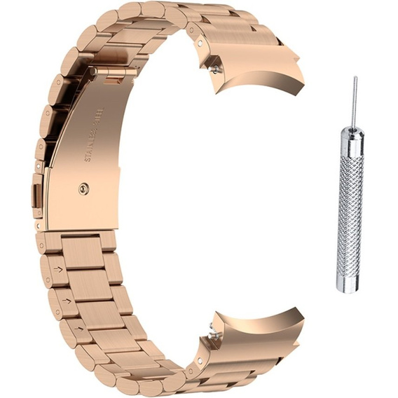 Pasek Bransoleta do Samsung Galaxy Watch 4/5/6 40/42/43/44/45/46/47mm, Różowa Rose Gold