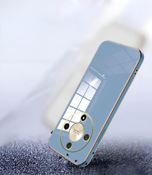 Etui do Honor Magic 5 Lite, Glamour CamShield, niebieskie