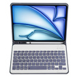 Etui z klawiaturą do iPad Air 11" 2025/2024 (7/6 gen.), Leather Pen Slot, fioletowe