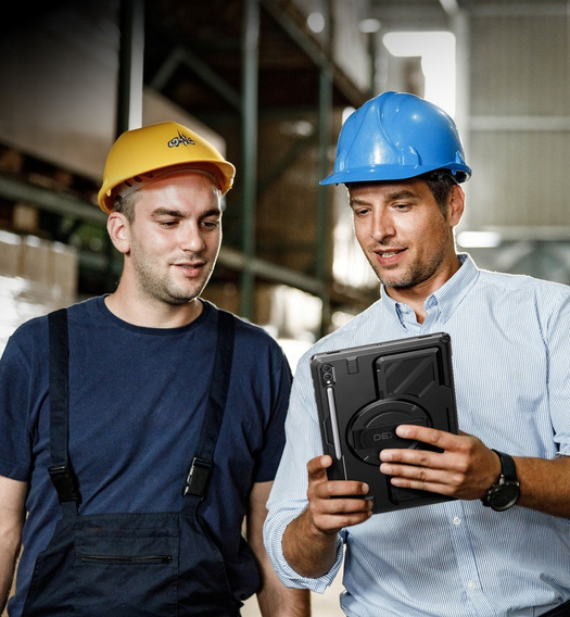 Etui Dexnor 360° z paskiem i uchwytem na rysik do Samsung Galaxy Tab S10 Ultra / S9 Ultra / S8 Ultra