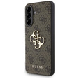 Etui GUESS do Samsung Galaxy A56 5G, 4G Big Metal Logo, brązowe