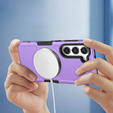 Etui do Samsung Galaxy S23 Plus, Protective MagSafe, fioletowe