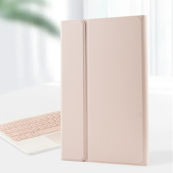 Etui z klawiaturą Bluetooth z touchpadem do Lenovo Tab K11 Plus - różowe