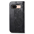 Etui z klapką do Google Pixel 8A, Butterfly, czarne