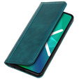 Etui do Motorola Moto G72 4G, Wallet Litchi Leather, zielone