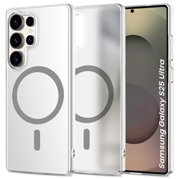 Etui do Samsung Galaxy S25 Ultra GKK – matowe, z podstawką – brązowe