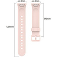 Pasek Silikonowy do Xiaomi Mi Band 7 Pro, Pink