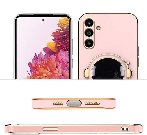Etui do Samsung Galaxy A56 5G, Astronaut, różowe