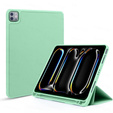 Etui do iPad Pro 13" 2024 (7 gen.), Smartcase z miejscem na rysik, zielone