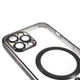 Zestaw Etui do iPhone 12 Pro, MagSafe Hybrid, czarne + Szklo