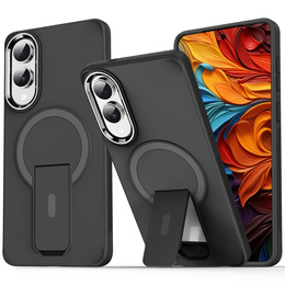 Etui do Samsung Galaxy S25 Edge, Kickstand Matt Case, do MagSafe, czarne