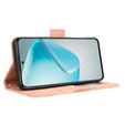 Etui z klapką do Infinix Hot 50 Pro+ 4G, Card Slot, różowe