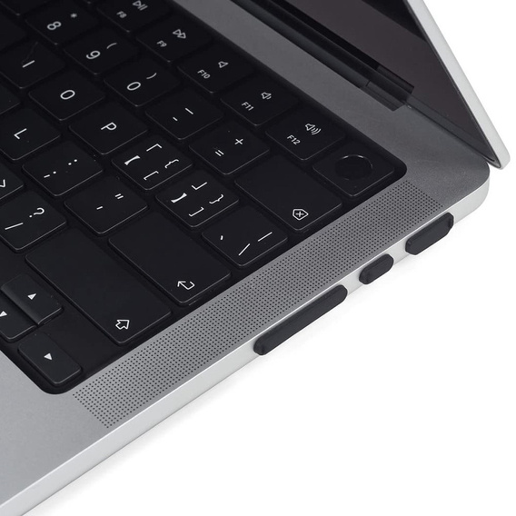 ENKAY Zaślepki do portów dla MacBook Pro 14.2 (A2442) / 16.2 (A2485), Black