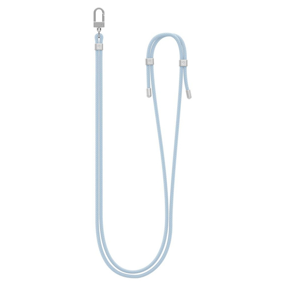 Smycz do telefonu Spigen Crossbody Strap + Wrist Strap + ConTag, niebieska