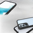 Etui do Samsung Galaxy A54 5G, Fusion Hybrid, przezroczyste / czarne
