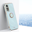 Etui do Xiaomi Redmi Note 11 / 11S, Electro Ring, miętowe