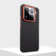 Etui skórzane do Xiaomi 15, leather hybrid, czarne