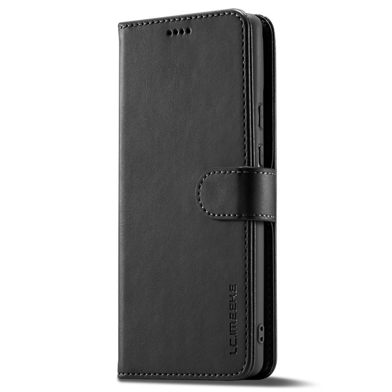 Etui z klapką do Google Pixel 8A, LC.IMEEKE, czarne
