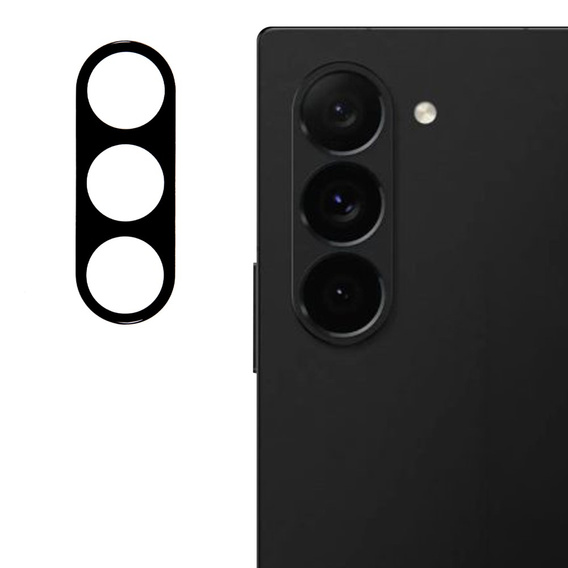 Szkło hartowane na aparat do Samsung Galaxy Z Fold6 5G, czarne