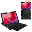 Etui z klawiaturą do Lenovo Tab M11, Rotary 360° Leather, czarne