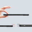 Etui do Infinix Note 40 Pro Plus, z blaszką magnetyczne, przezroczyste / czarne