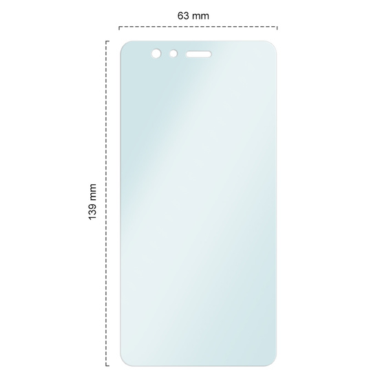 2x Szkło Hartowane do Huawei P10 Lite, ERBORD 9H Hard Glass, szybka