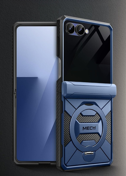 Etui Tongate MECH z MagSafe do Samsung Galaxy Z Flip7 FE / Z Flip6, zielone