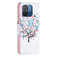 Etui z klapką do Xiaomi Redmi 12C, Wallet, Colorful Tree białe