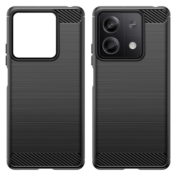 Etui do Xiaomi Redmi Note 13 5G, Karbon, czarne