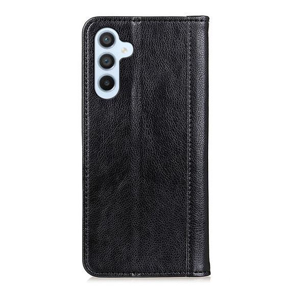 Etui do Samsung Galaxy A36 5G, Wallet Litchi Leather, czarne