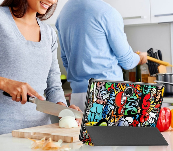 Etui do OnePlus Pad, Smartcase, graffiti