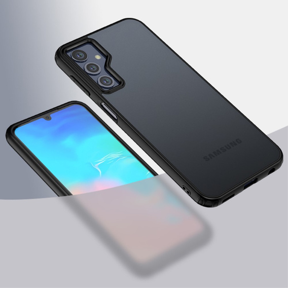 Etui do Samsung Galaxy M34, Fusion Hybrid, przezroczyste / czarne