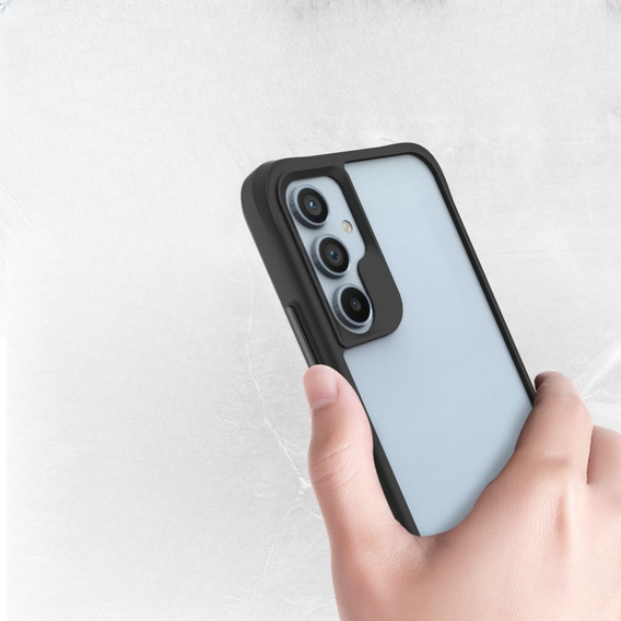 Etui do Samsung Galaxy A54 5G, Fusion Hybrid, przezroczyste / czarne