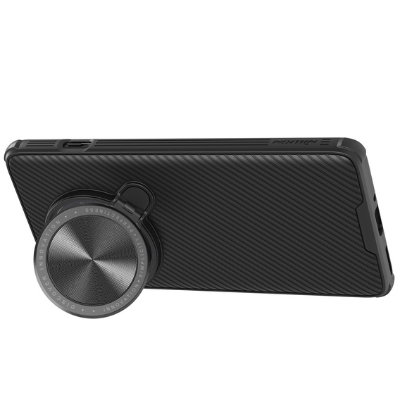 Etui do OnePlus 12 5G, pancerne Nillkin, CamShield Prop, do Magsafe, Czarne
