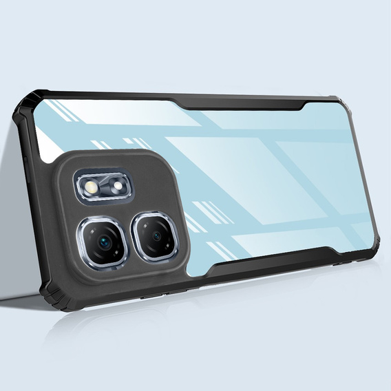 Etui do Infinix Hot 50i 4G, AntiDrop Hybrid, czarne