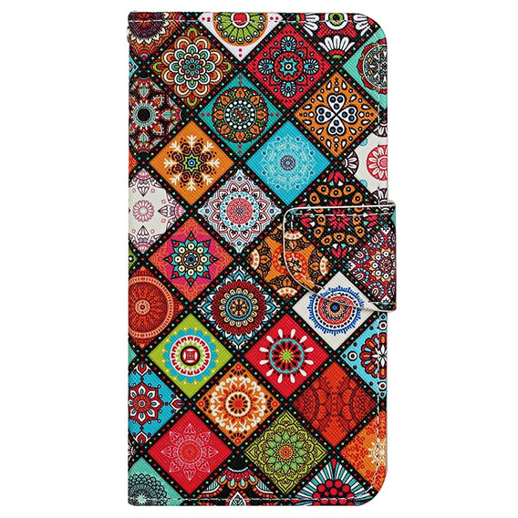 Etui z klapką do Xiaomi Redmi 13C / Poco C65, Wallet, Ethnic Style