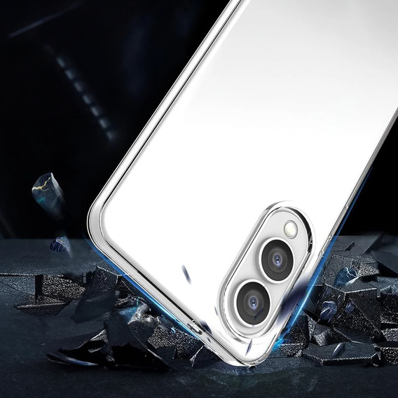 Osłona ochronna Slim 1 mm do Samsung Galaxy S25 Edge - przezroczysta