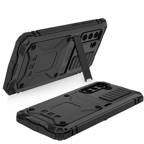 Etui Defender Kickstand do Samsung Galaxy S21 FE, Black