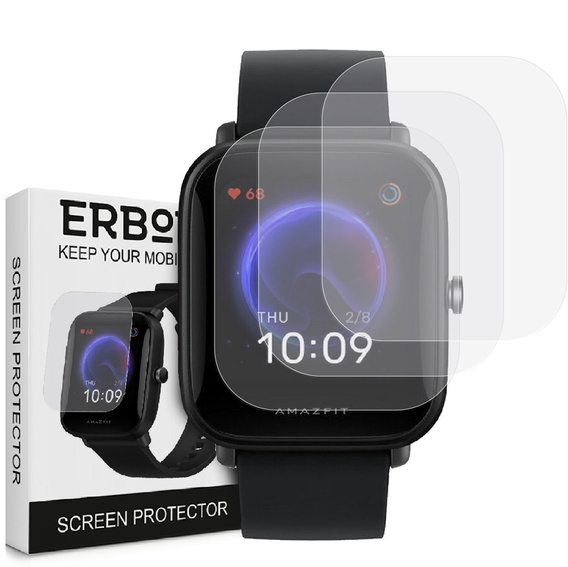 3x Folia Hydrożelowa ERBORD do Amazfit Bip U Pro